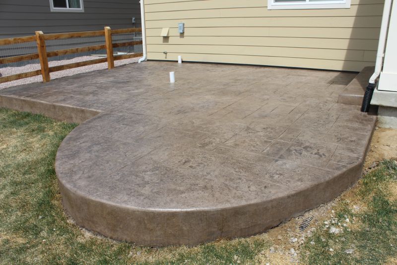 Concrete Patio Stamping
